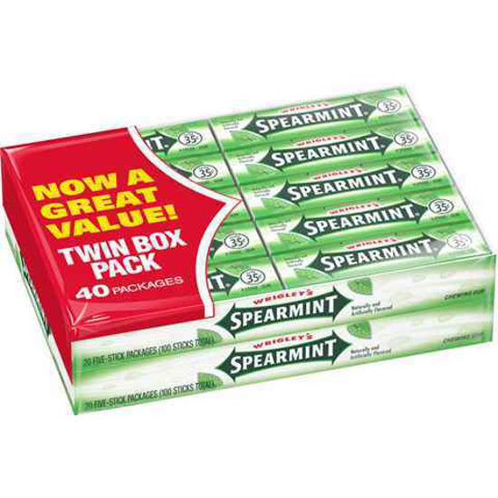 Picture of WRIGLEYS SPEARMINT 50C GUM 40CT