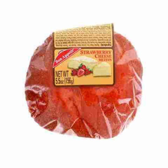 Picture of BON APPETIT STRAWBERRY CHEESE MUFFIN 5OZ