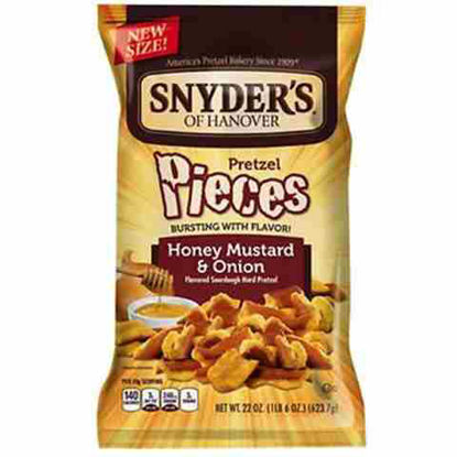 Picture of SNYDERS HONEY MUSTARD N ONION PRETZEL PIECES 5OZ