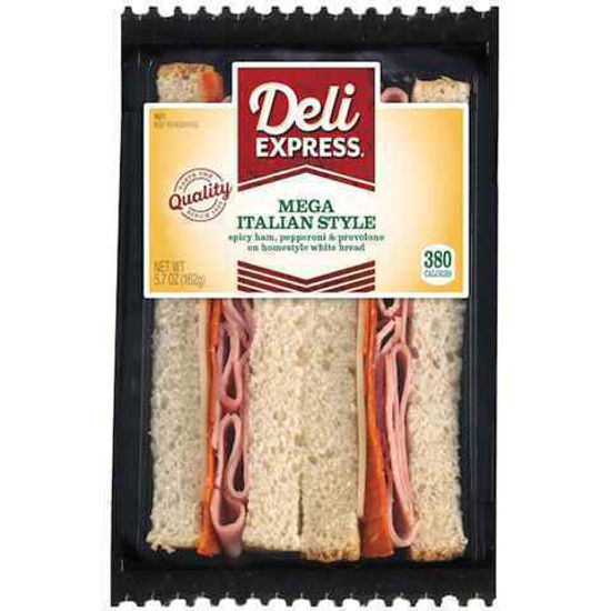 Picture of DELI EXPRESS MEGA ITALIAN STYLE SANDWICH 5.7OZ