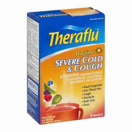 Picture of THERAFLU DAYTIME SEVERE COLD AND COUGH 6CT