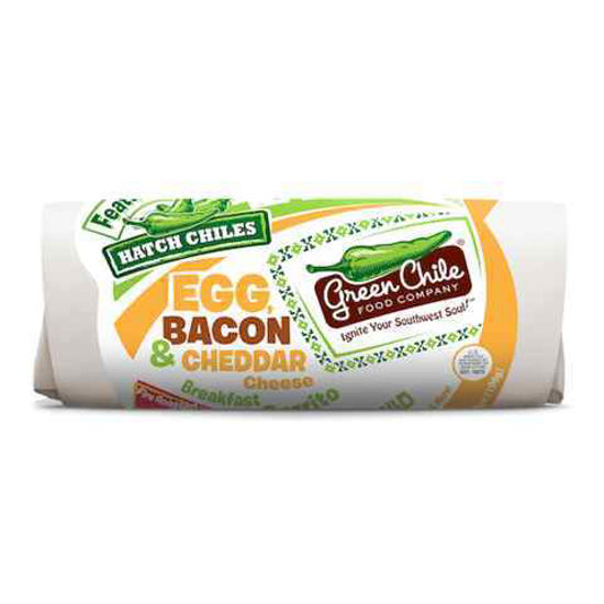 Picture of GREEN CHILE EGG BACON N CHEESE BURRITO 7OZ