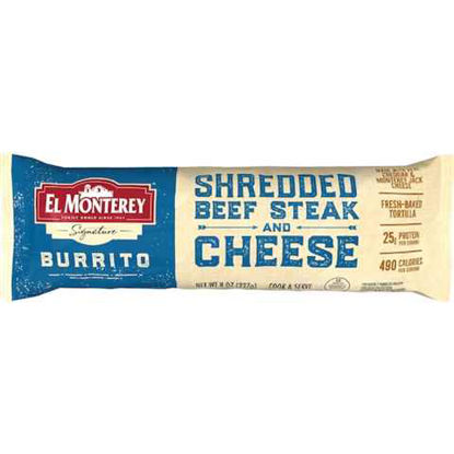 Picture of EL MONTERY SHREDDED BEEF STEAK N CHEESE 8OZ