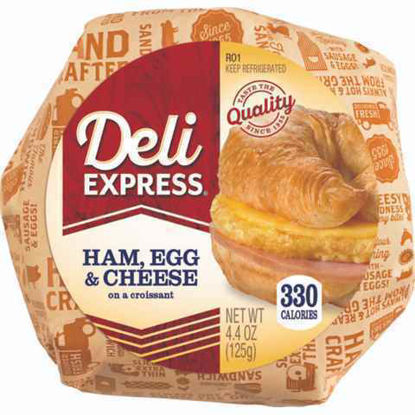 Picture of DELI EXPRESS HAM EGG N CHEESE SANDWICH 4.4OZ