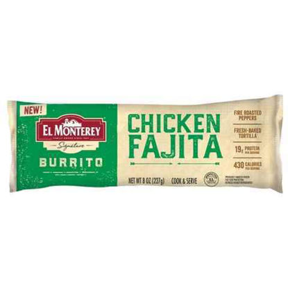 Picture of EL MONTEREY CHICKEN FAJITA BURRITO 8OZ