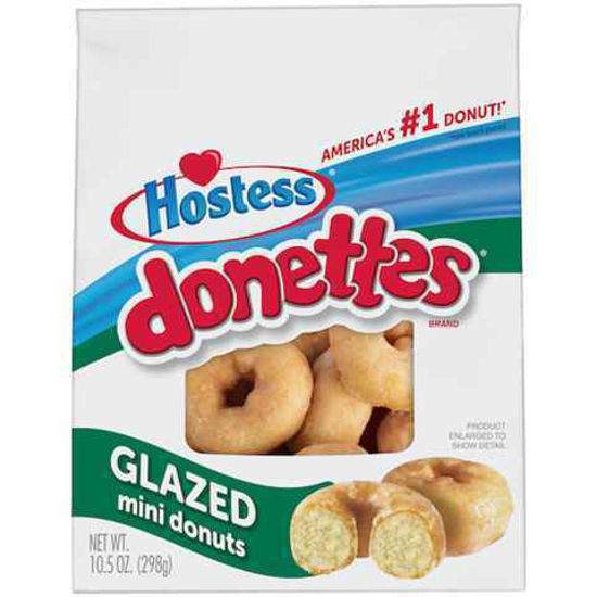 Picture of HOSTESS DONETTES GLAZED MINI DONUTS 10.5OZ