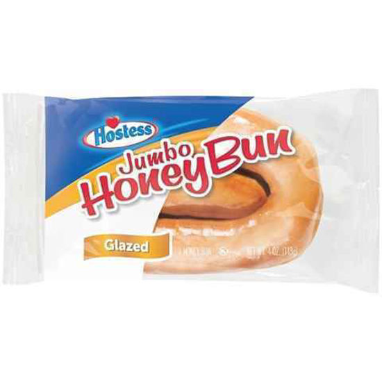 Picture of HOSTESS JUMBO HONEY BUNS GLAZED 4OZ 6CT