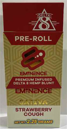 Picture of EMINENCE STRAWBERRY COUGH SATIVA DELTA 8 PRE ROLL 2.25G