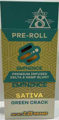 Picture of EMINENCE GREEN CRACK SATIVA DELTA 8 PRE ROLL 2.25G