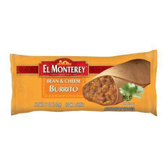 Picture of EL MONTERY BEAN N CHEESE BURRITO 5OZ