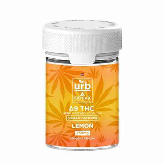 Picture of URB LEMON DELTA 9 VEGAN GUMMIES 250MG