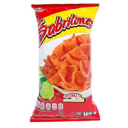 Picture of SABRITONES CON CHILE Y SABOR LIMON 60G