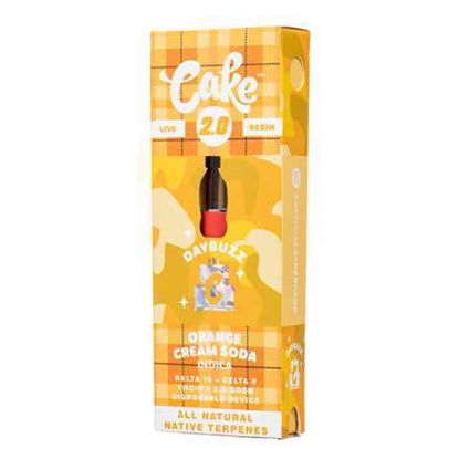 Picture of CAKE ORANGE CREAM SODA DAYBUZZ INDICA LIVE RESIN DELTA 8-10 DISPOSABLE 2G