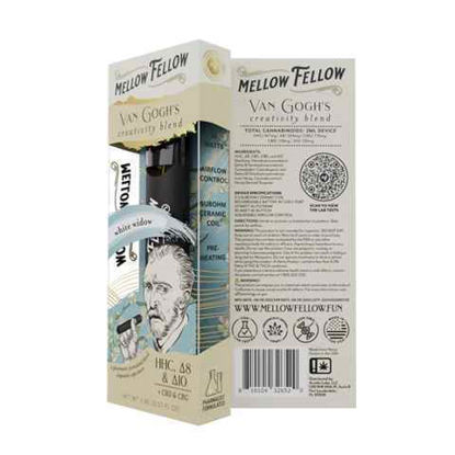 Picture of MELLOW FELLOW WHITE WIDOW HHC VAN GOGHS CREATIVITY BLEND DISPOSABLE 2ML