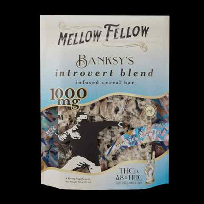 Picture of MELLOW FELLOW COOKIES N CREAM BANSKY THCP CEREAL BAR 1000MG