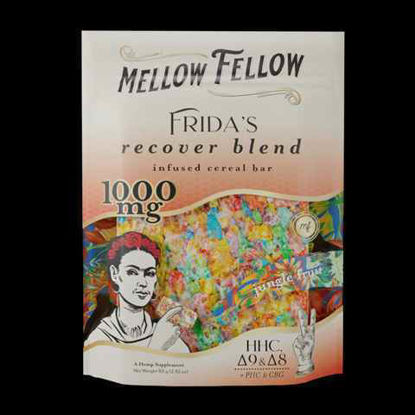 Picture of MELLOW FELLOW JUNGLE FRUIT FRIDA HHC CEREAL BAR 1000MG