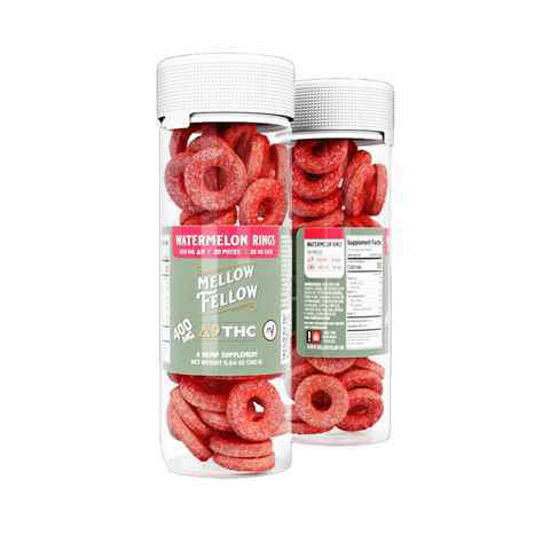 Picture of MELLOW FELLOW WATERMELON RINGS RINGS DELTA 9 GUMMIES 800MG