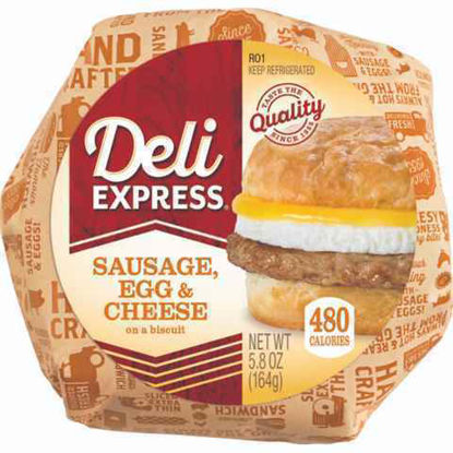 Picture of DELI EXPRESS SAUSAGE EGG N CHEESE 5.8OZ