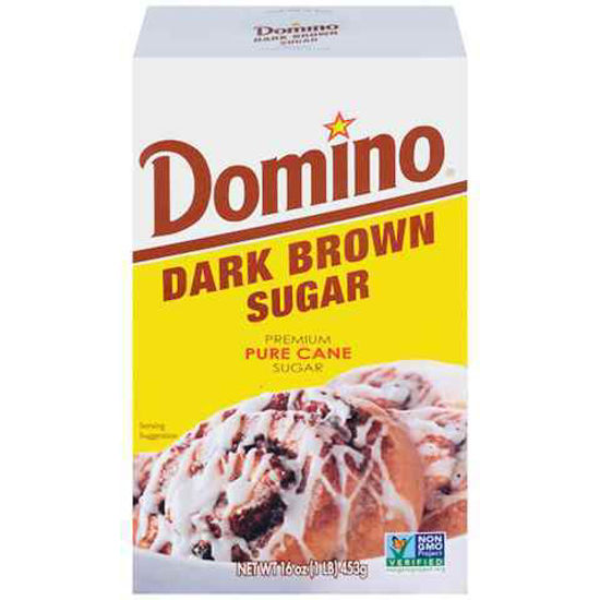 Picture of DOMINO PURE CANE DARK BROWN SUGAR 16OZ