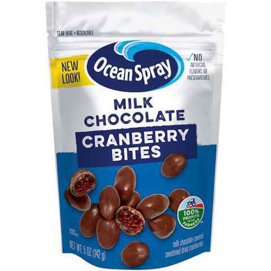 Picture of OCEAN SPRAY MILK CHOCOLATE CRANBERRY BITES 5OZ