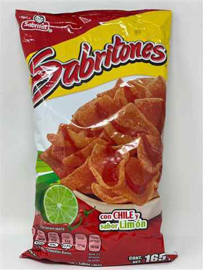 Picture of SABRITONES CON CHILE Y SABOR LIMON 160G