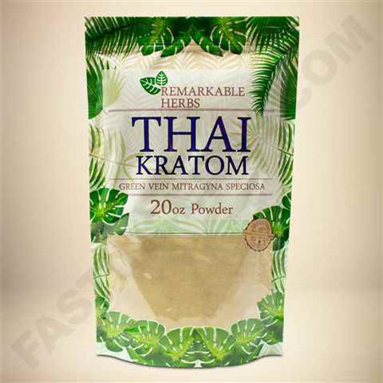 Picture of REMARKABLE HERBS THAI KRATOM GREEN VEIN 20OZ POWDER