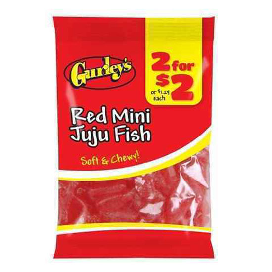 Picture of GURLEYS RED MINI JUJU FISH 2 FOR 2 3.5OZ 12CT