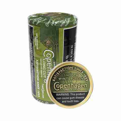 Picture of COPENHAGEN LONG CUT WINTERGREEN SMOOTH 1.2OZ 5CT