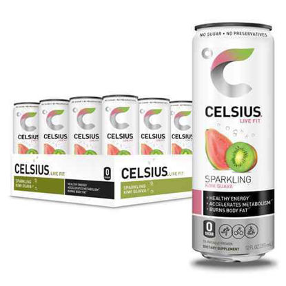 Picture of CELSIUS SPARKLING KIWI GUAVA 12OZ 12CT