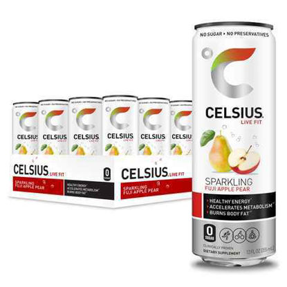 Picture of CELSIUS SPARKLING FUJI APPLE PEAR 12OZ 12CT