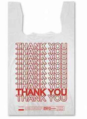 Picture of THANK YOU BAG SMALL WHITE