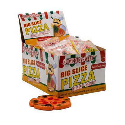 Picture of SWEETO BIG PIZZA SLICE GUMMY 9G 60CT