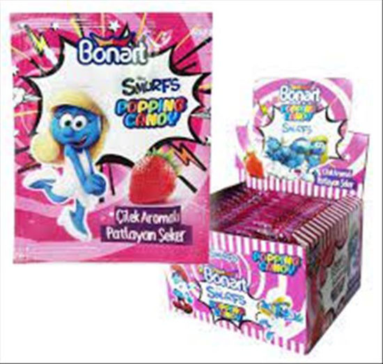 Picture of BONART POPPING CANDY DIPS THE SMURFS 24CT