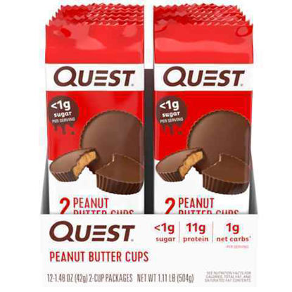 Picture of QUEST PEANUT BUTTER CUPS 1.48OZ 2PK 12CT