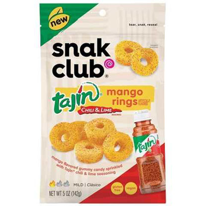 Picture of SNAK CLUB TAJIN MANGO RINGS CHILLI N LIME 5OZ