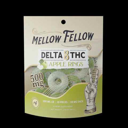 Picture of MELLOW FELLOW APPLE RINGS DELTA 8  THC 500MG