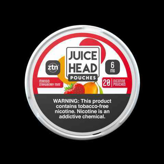 Picture of JUICE HEAD MANGO STRAWBERRY MINT POUCHES 6MG 5CT