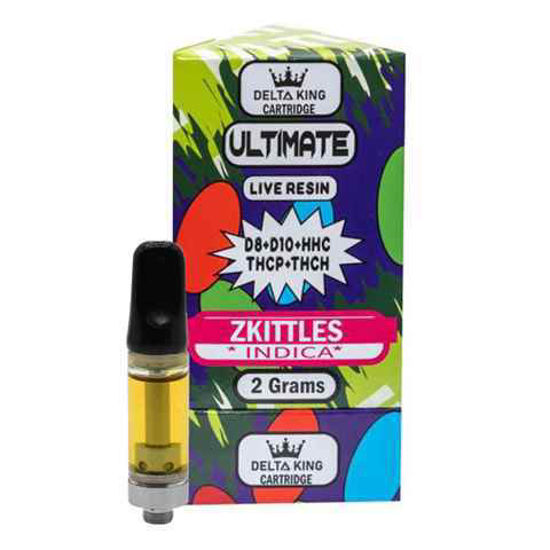 Picture of DELTA KING ZKITTLES INDICA ULTIMATE DELTA 8 -10 LIVE RESIN DISPOSABLE 5.5G