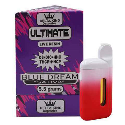 Picture of DELTA KING BLUE DREAM SATIVA ULTIMATE DELTA 8 -10 LIVE RESIN DISPOSABLE 5.5G