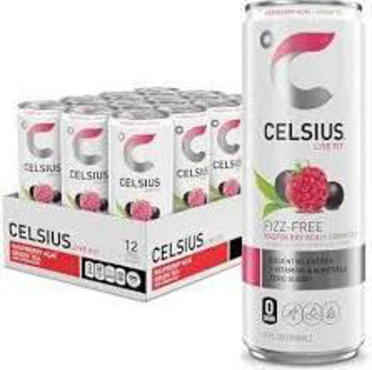 Picture of CELSIUS RASPBERRY ACAI GREEN TEA 12OZ 12CT