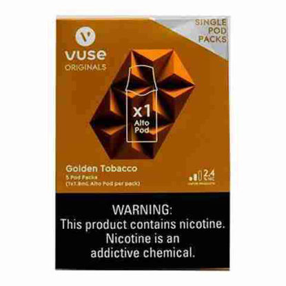 Picture of VUSE ALTO POD GOLDEN 2.4MG 1PK 5CT