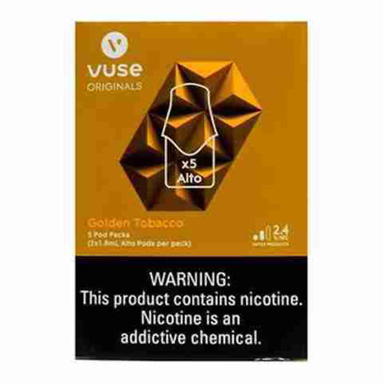 Picture of VUSE ALTO POD GOLDEN 2.4MG 2PK 5CT