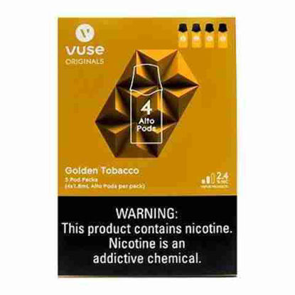 Picture of VUSE ALTO POD GOLDEN 2.4MG 4PK 5CT