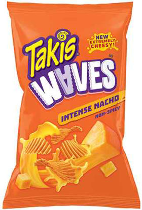 Picture of TAKIS WAVES INTENSE NACHO NON SPICY 8OZ