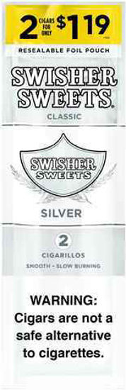 Picture of SWISHER SWEETS SILVER 2 FOR 1.19 2PK 30CT