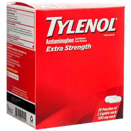 Picture of TYLENOL EXTRA STRENGTH 2PK 25CT