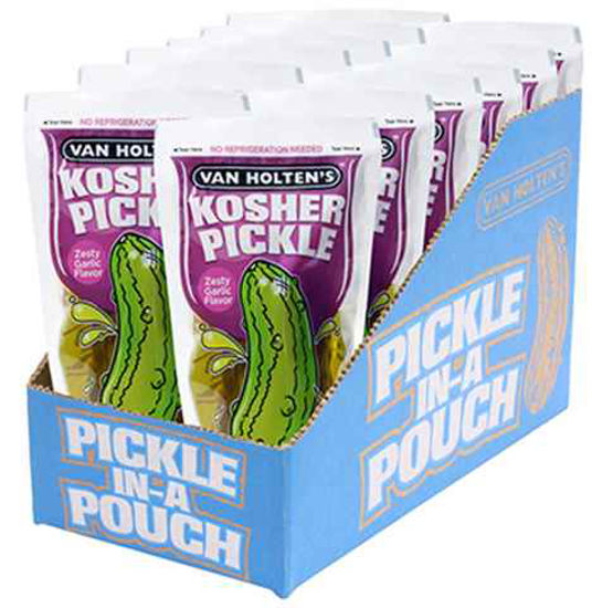 Picture of VAN HOLTEN PICKLE IN A POUCH JUMBO KOSHER 12CT