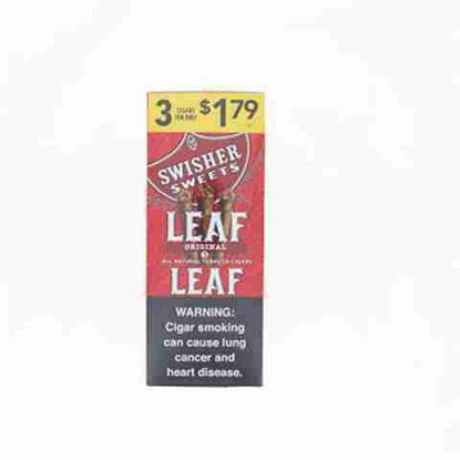 Picture of SWISHER SWEETS LEAF ORIGINAL 3 FOR 1.79 3PK 10CT