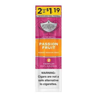 Picture of SWISHER SWEETS PASSION FRUIT 2 FOR 1.19 30CT 2PK