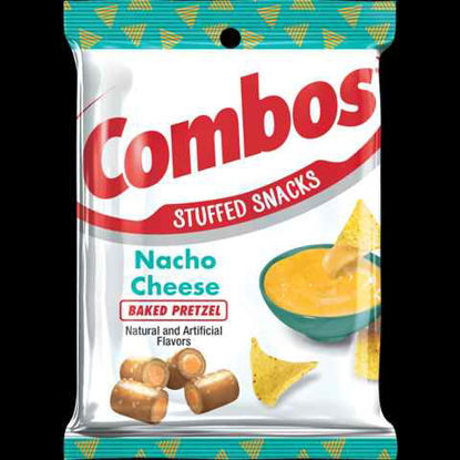 Picture of COMBOS NACHO CHEESE BAKED PRETZELS 6.3OZ